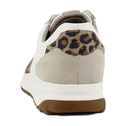 White/Leopard Leather