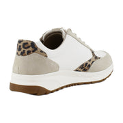 White/Leopard Leather