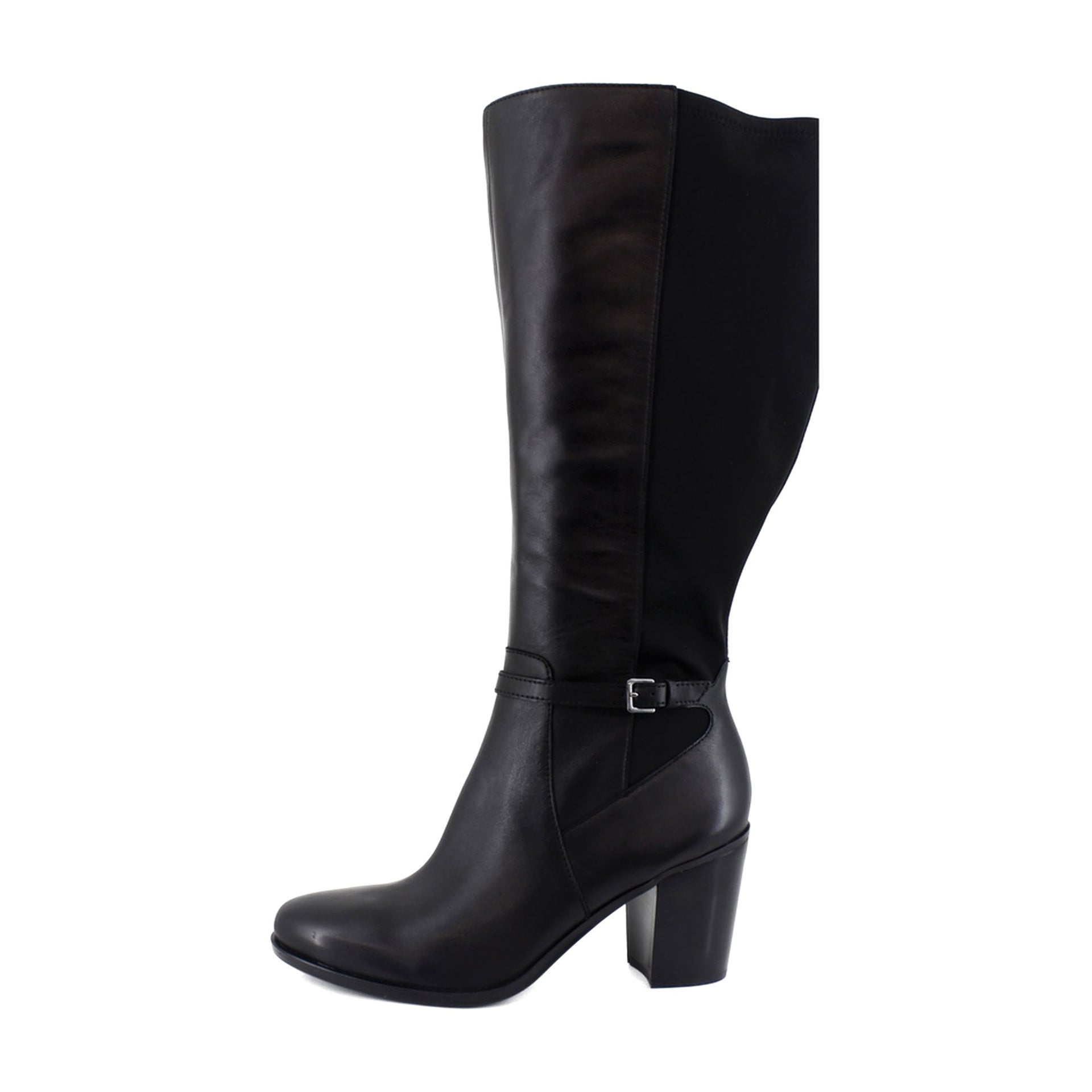 Black Leather and Fabric