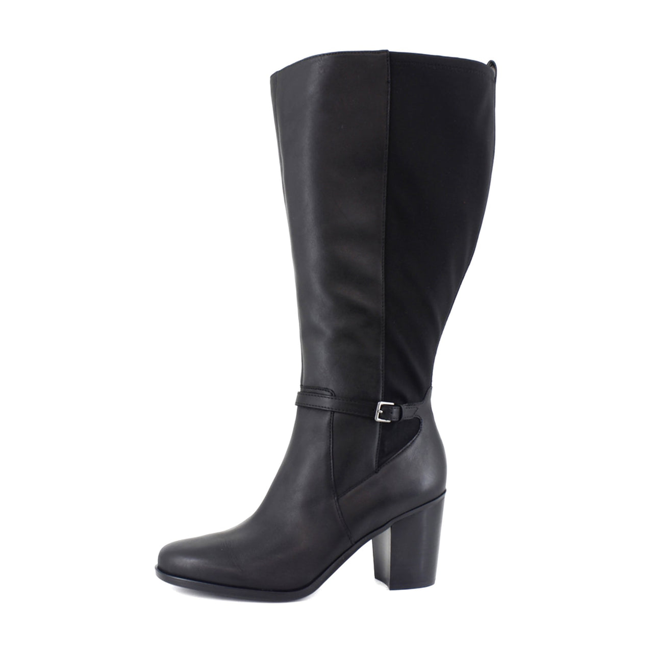 Black Leather and Fabric