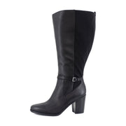 Black Leather and Fabric
