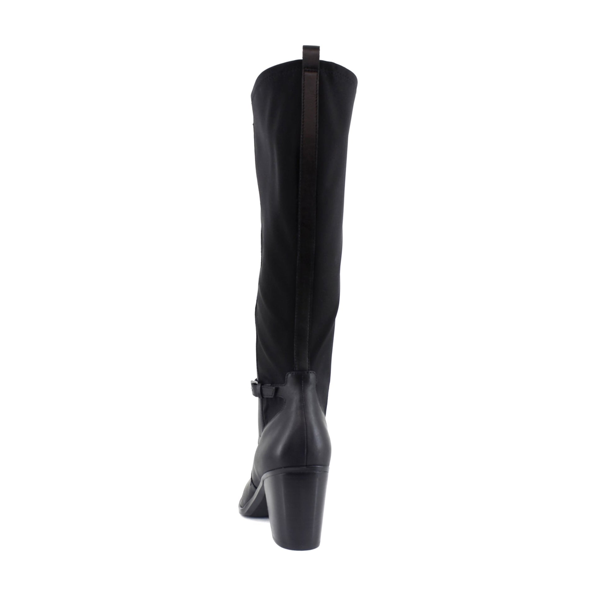 Black Leather and Fabric