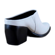 Warm White Leather