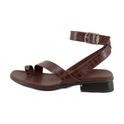 Cappuccino Croco Faux Leather