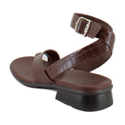 Cappuccino Croco Faux Leather
