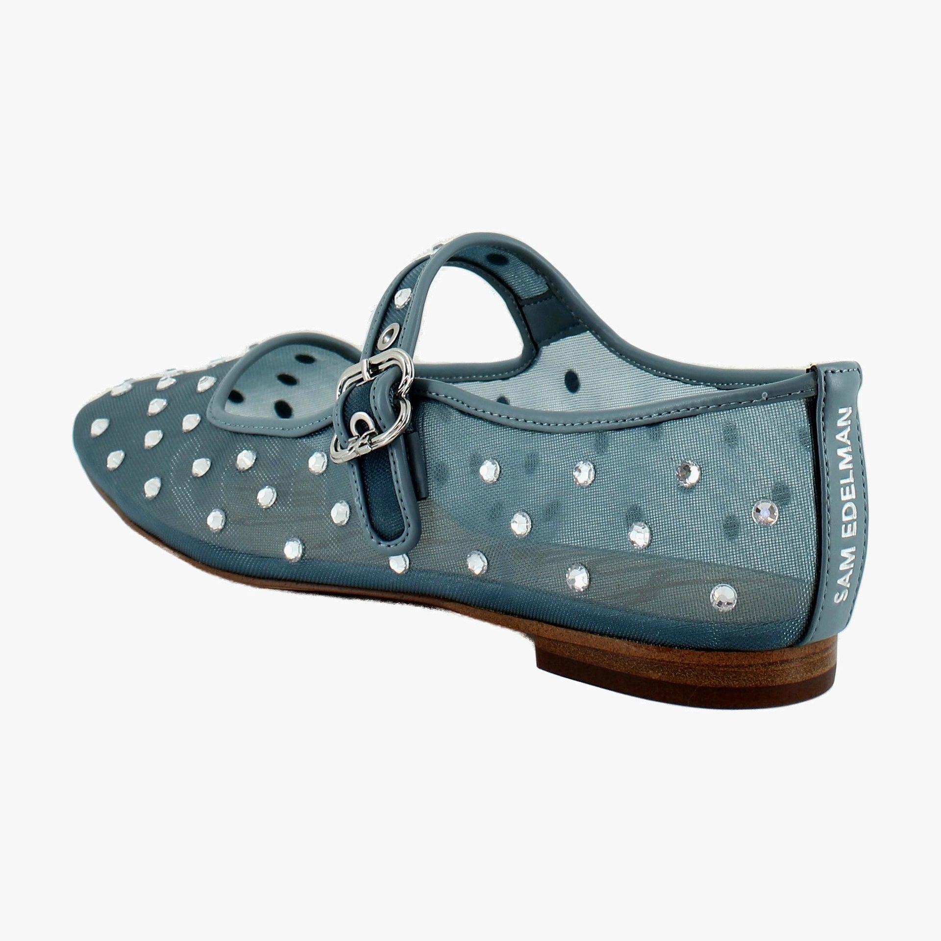 Coastal Blue Glitz Mesh