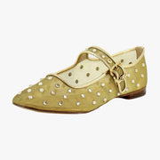 Amber Gold Glitz Mesh