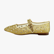Amber Gold Glitz Mesh