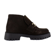 Chocolate Brown Suede