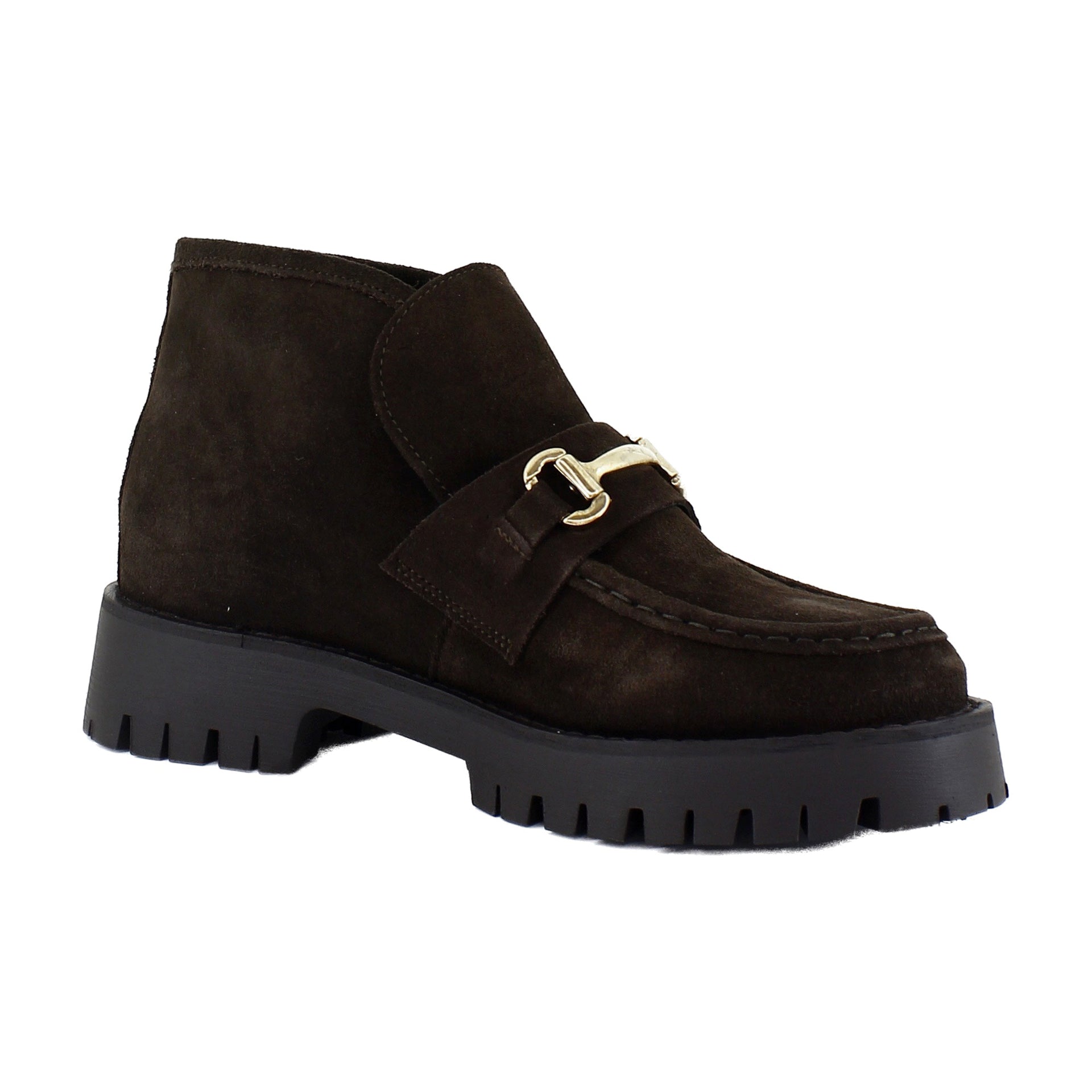 Chocolate Brown Suede