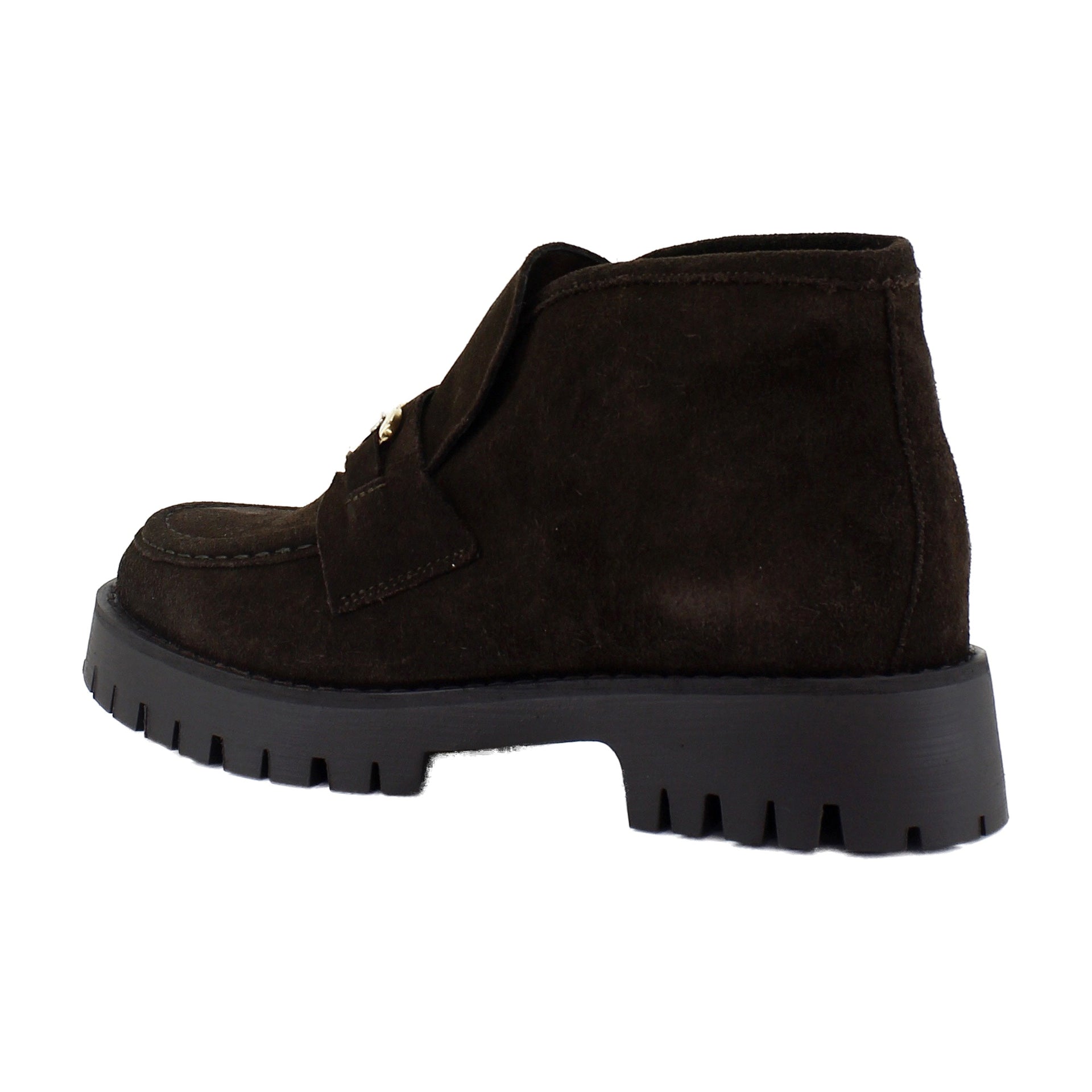 Chocolate Brown Suede