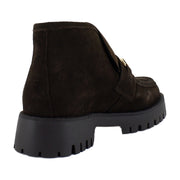 Chocolate Brown Suede