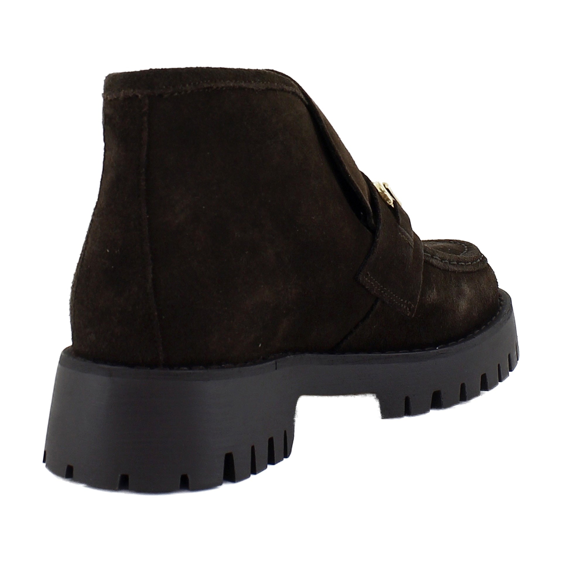 Chocolate Brown Suede