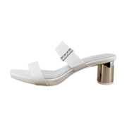 White Faux Leather