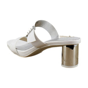 White Faux Leather