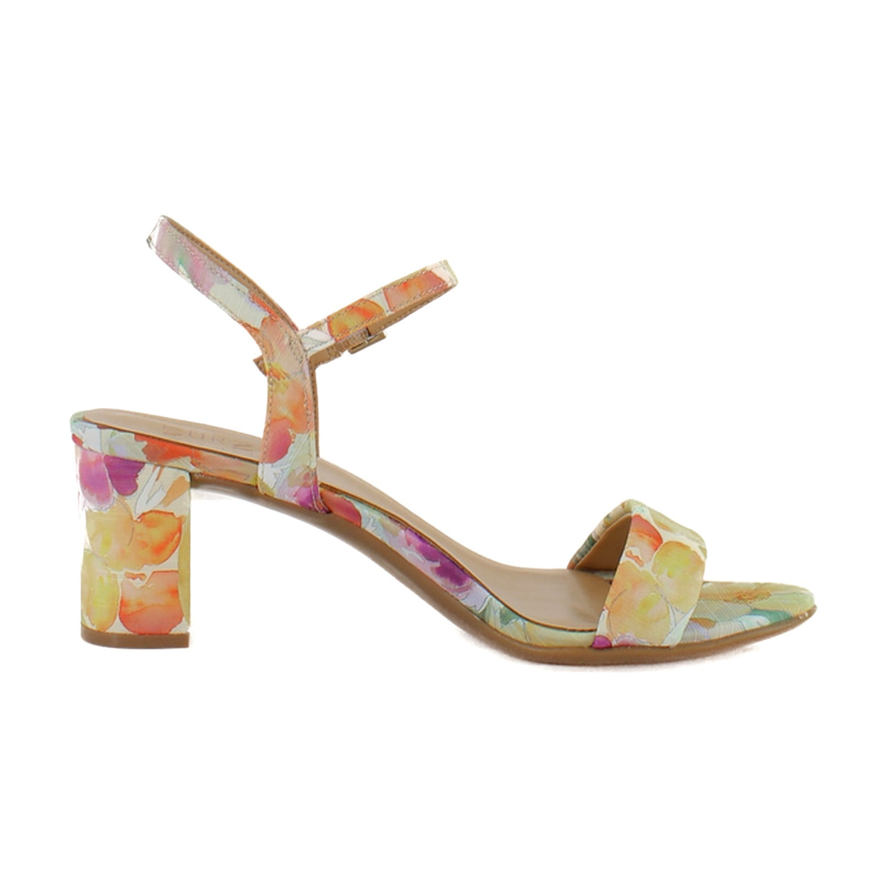 Sunlight Yellow Floral Fabric