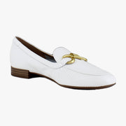 Warm White Lizard Leather