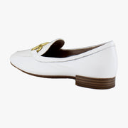 Warm White Lizard Leather