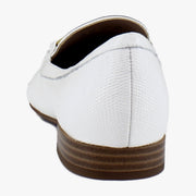 Warm White Lizard Leather