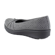 Grey Floral Dot Fabric