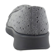 Grey Floral Dot Fabric