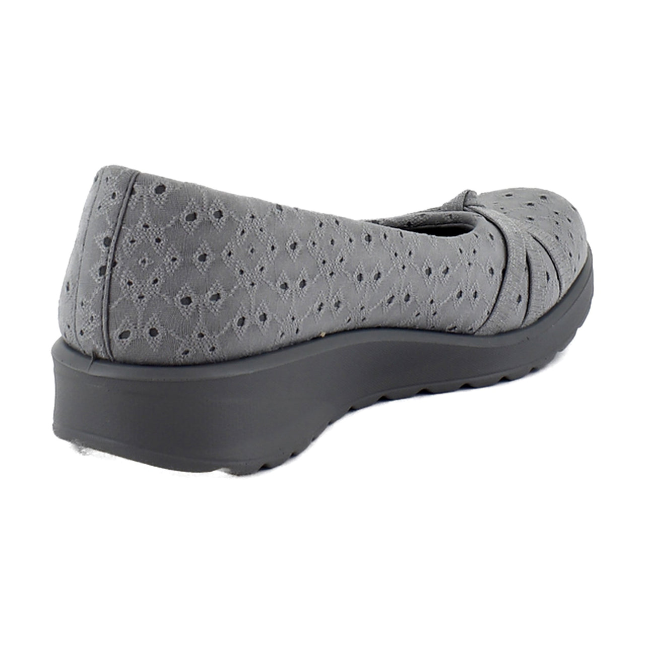 Grey Floral Dot Fabric