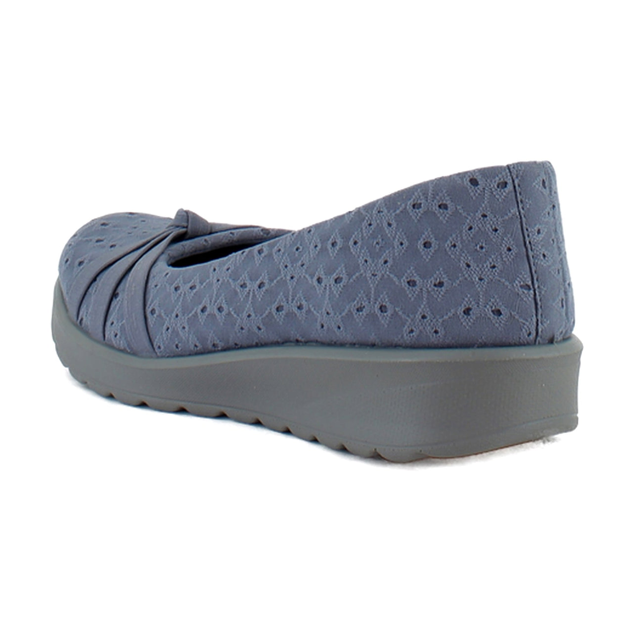 Blue Floral Dot Fabric