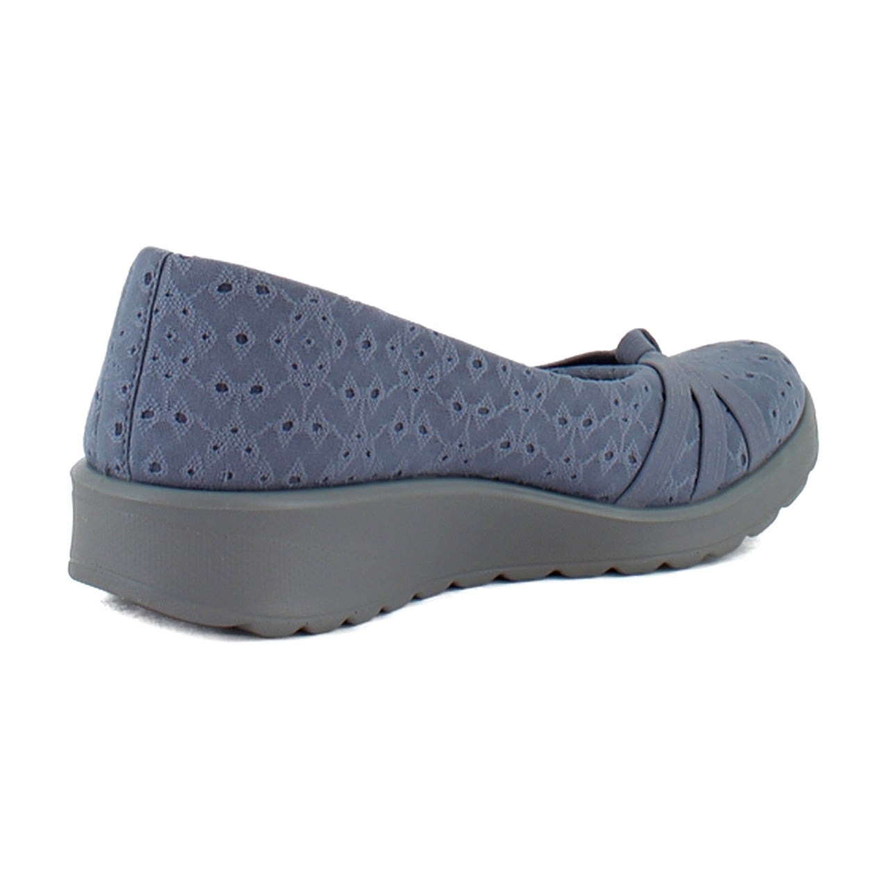 Blue Floral Dot Fabric