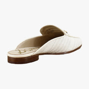 White/Natural Striped Linen