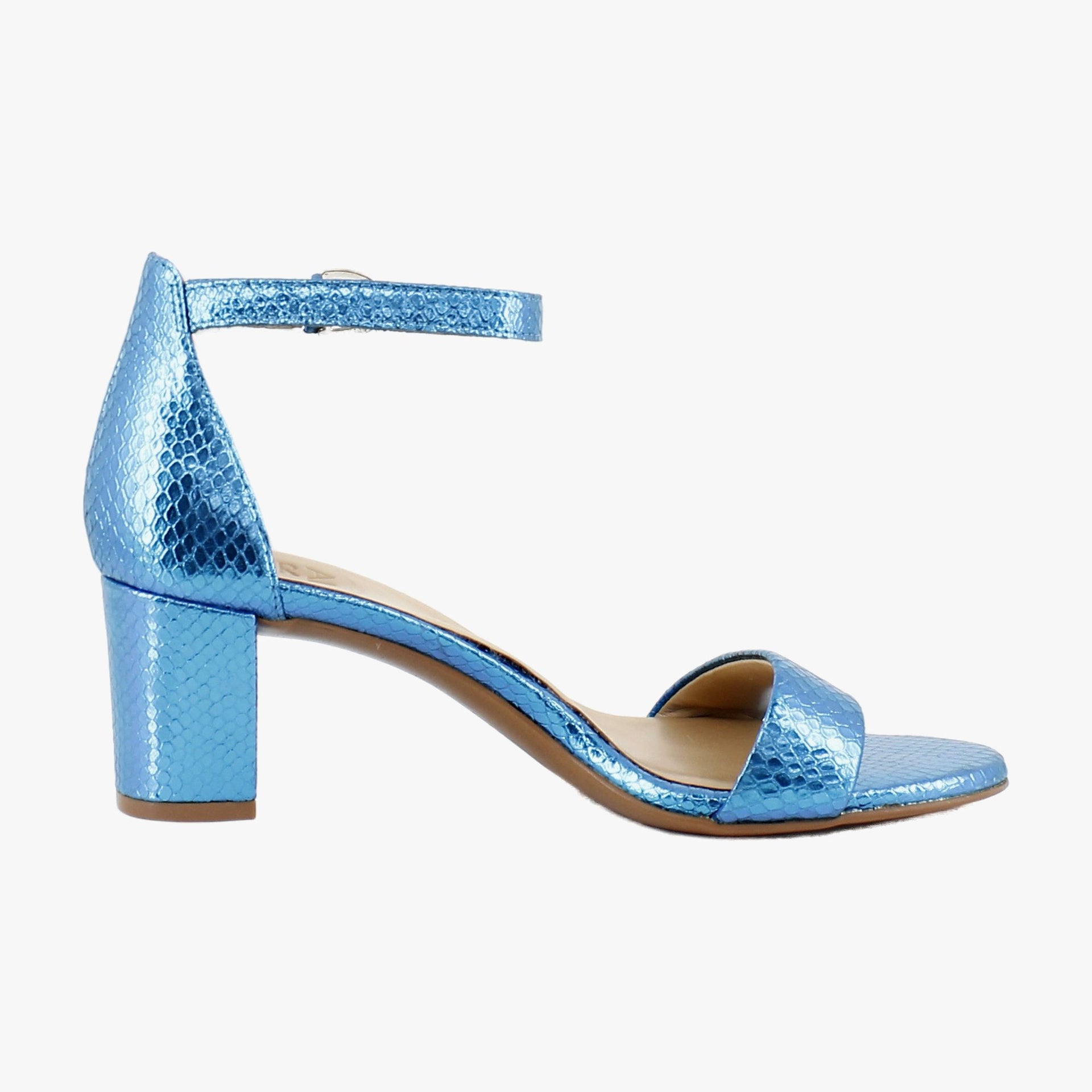 Light Blue Metallic Snake