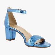 Light Blue Metallic Snake
