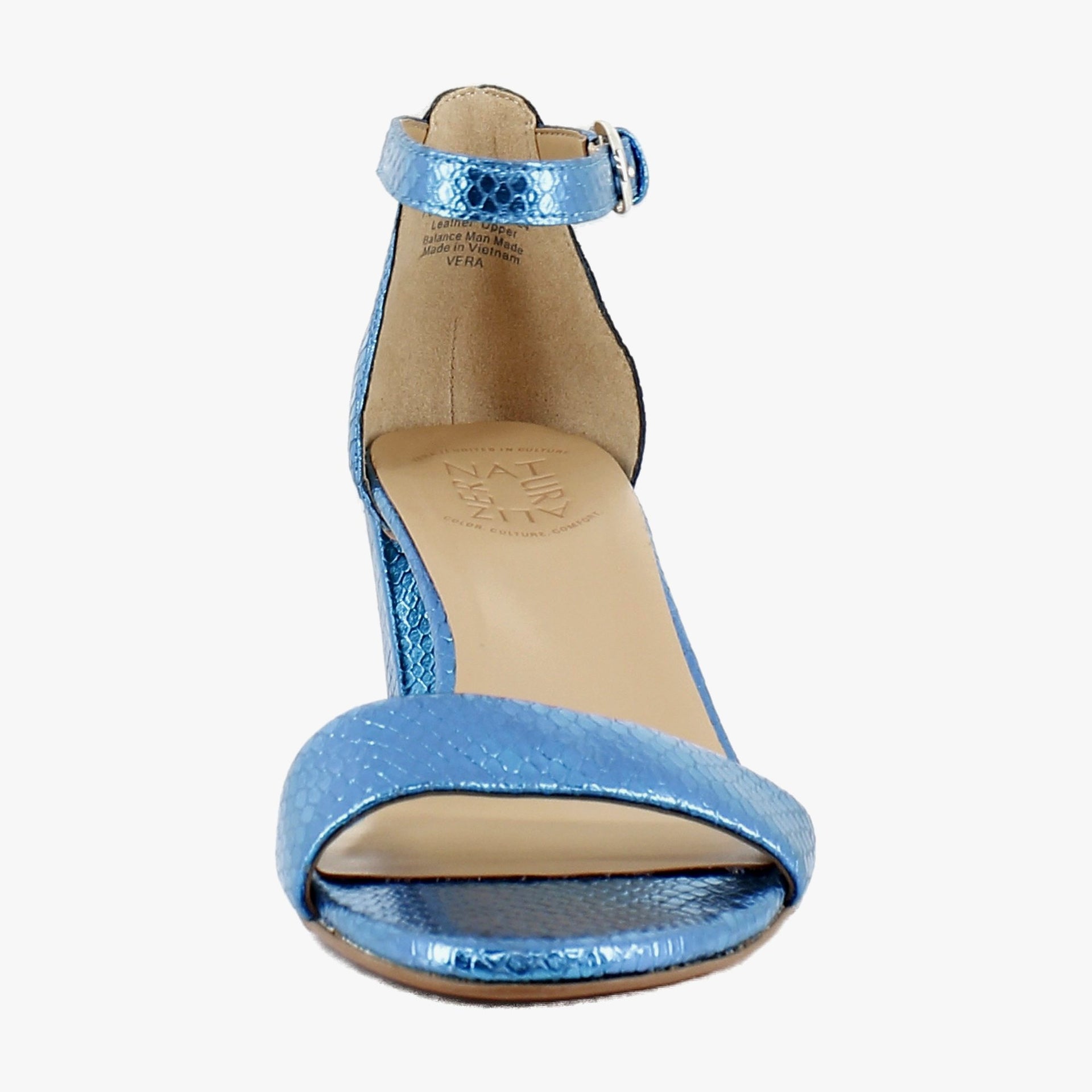 Light Blue Metallic Snake
