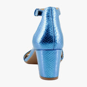 Light Blue Metallic Snake
