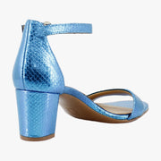 Light Blue Metallic Snake