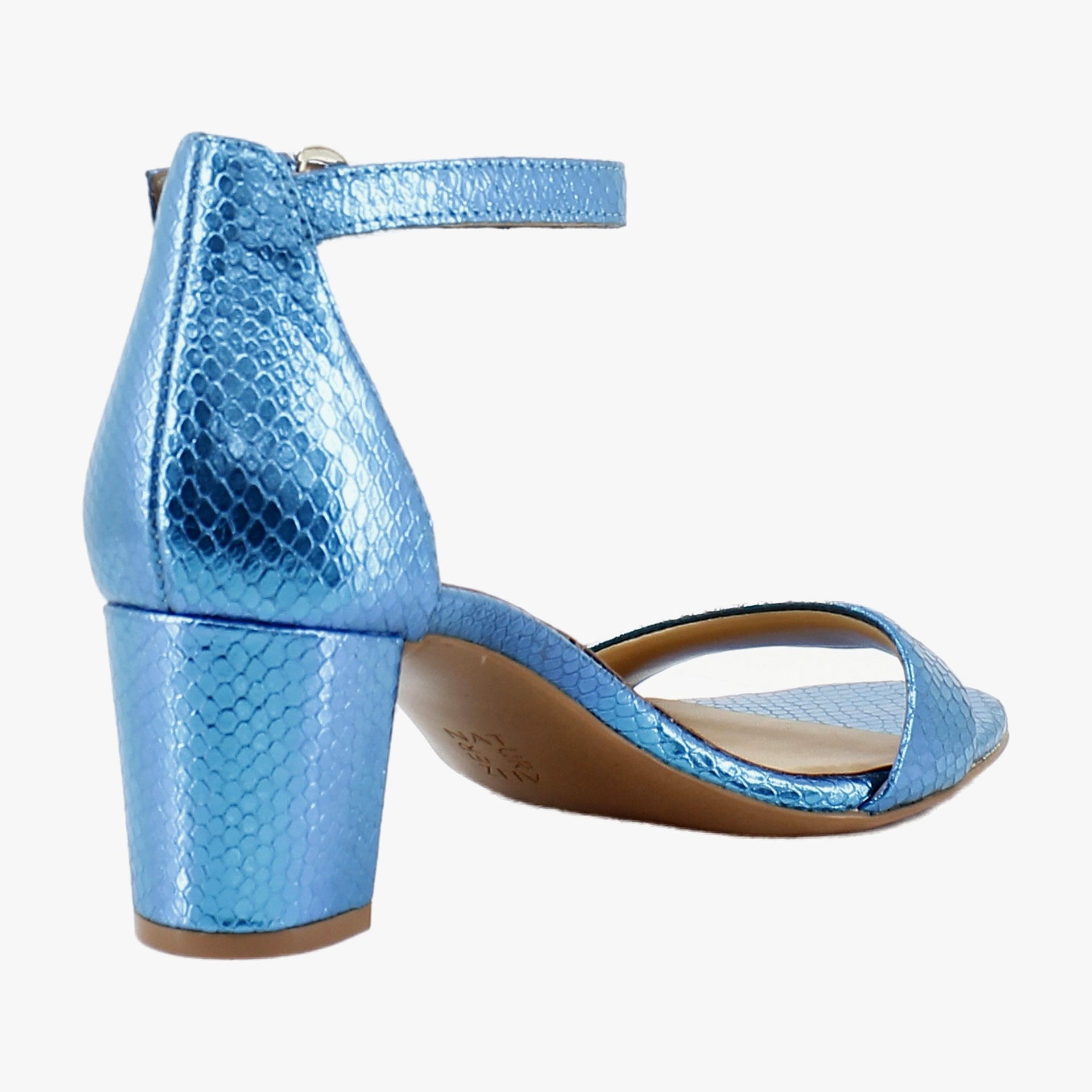 Light Blue Metallic Snake
