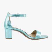 Teal Metallic Snake