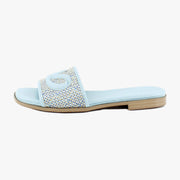 Angel Blue Woven Fabric