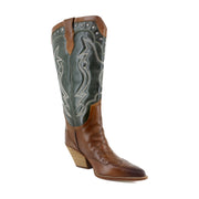 Green/Copper Leather