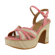 Pink Basketweave