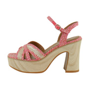 Pink Basketweave