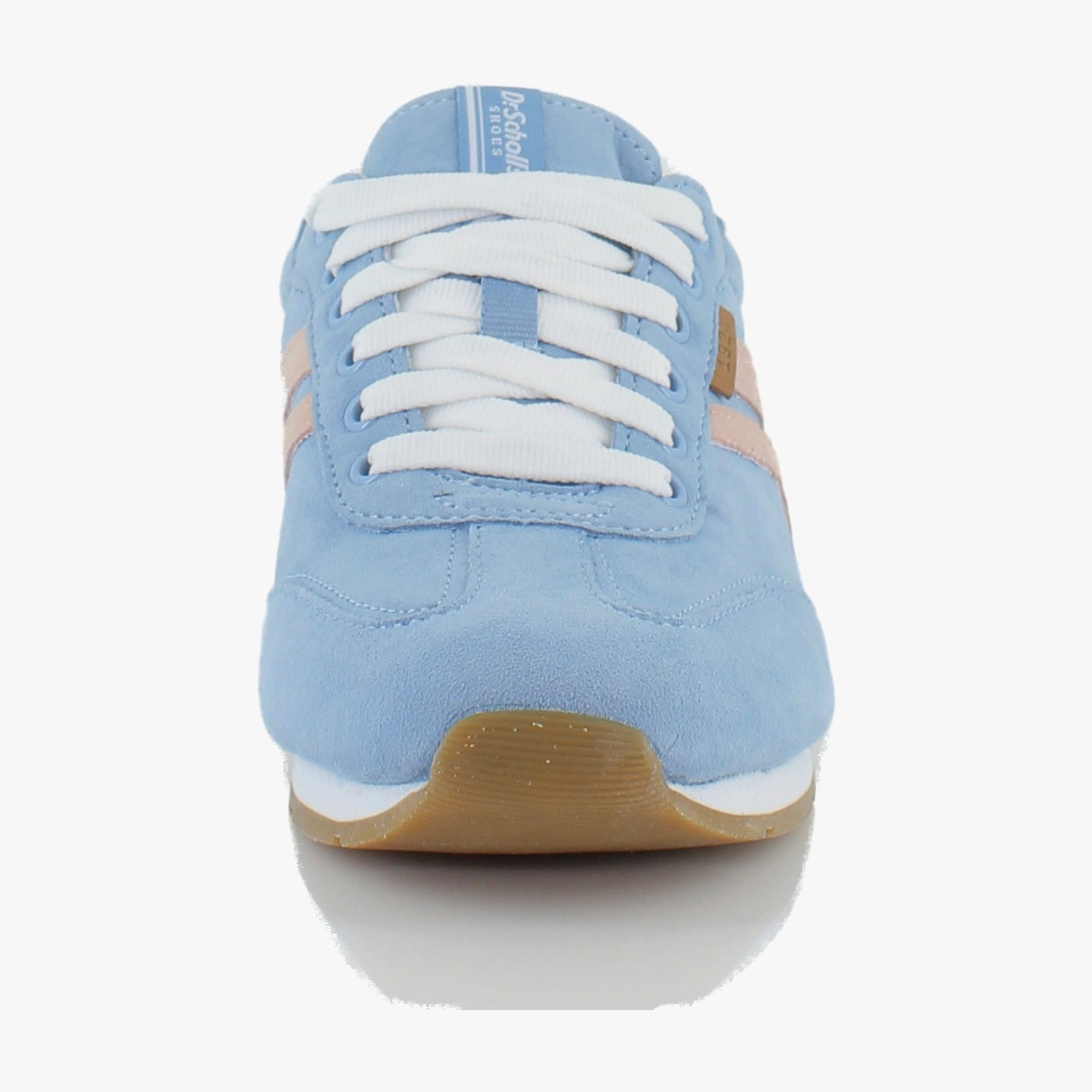 Blue Sky Blush Pink Leather