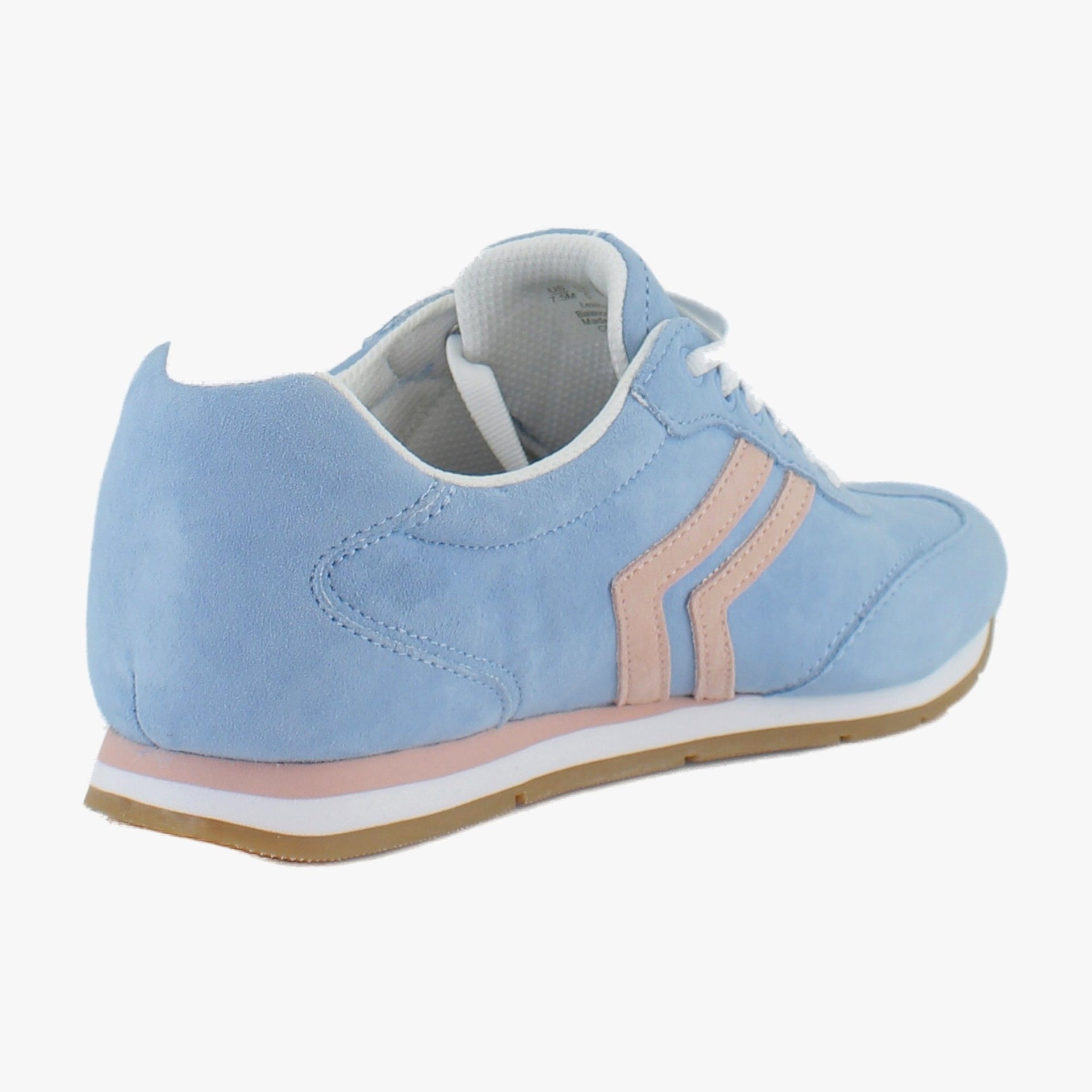 Blue Sky Blush Pink Leather