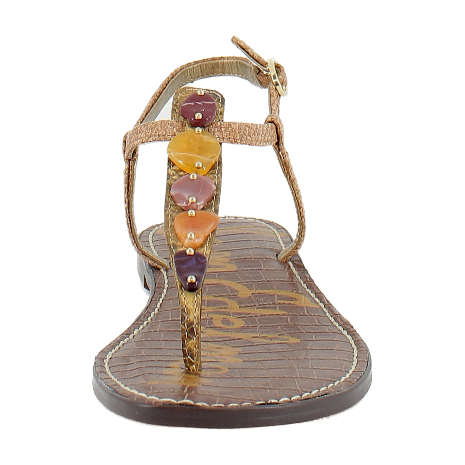 Amber Multi/Cuoio Stone