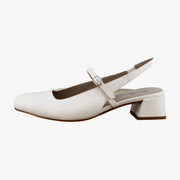 Warm White Leather