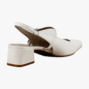 Warm White Leather