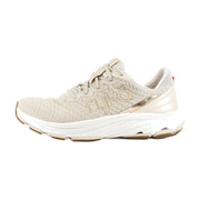 Beige Metallic Mesh Fabric