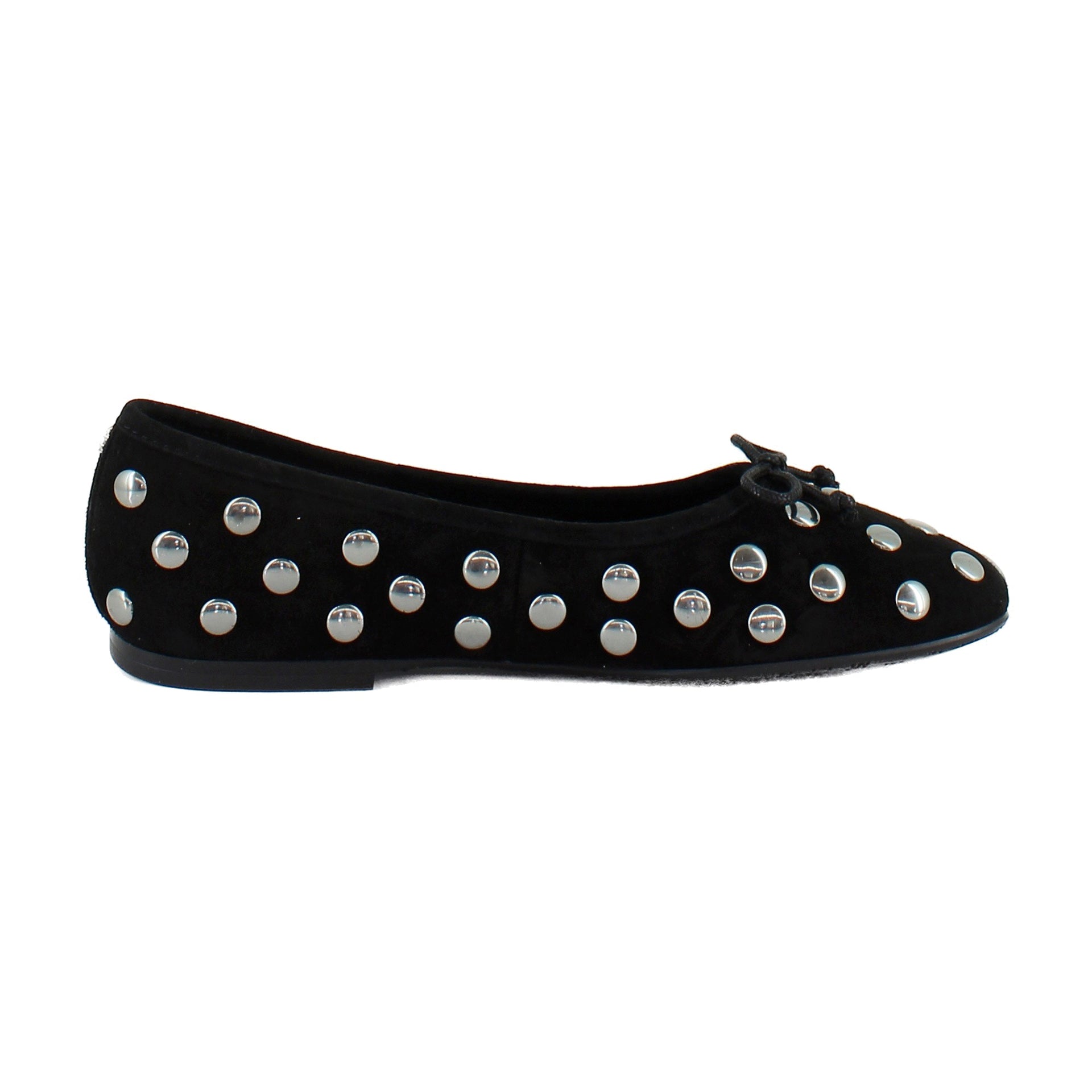Black Suede Stud