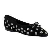 Black Suede Stud