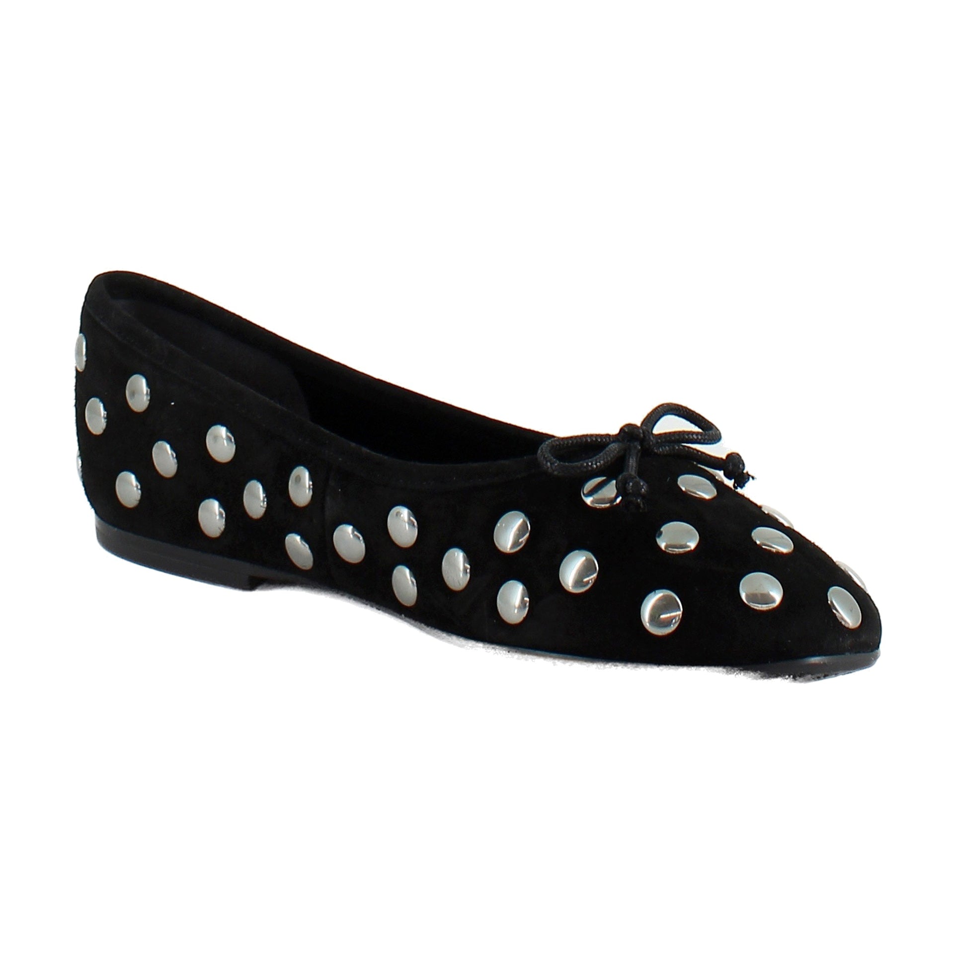 Black Suede Stud
