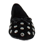 Black Suede Stud
